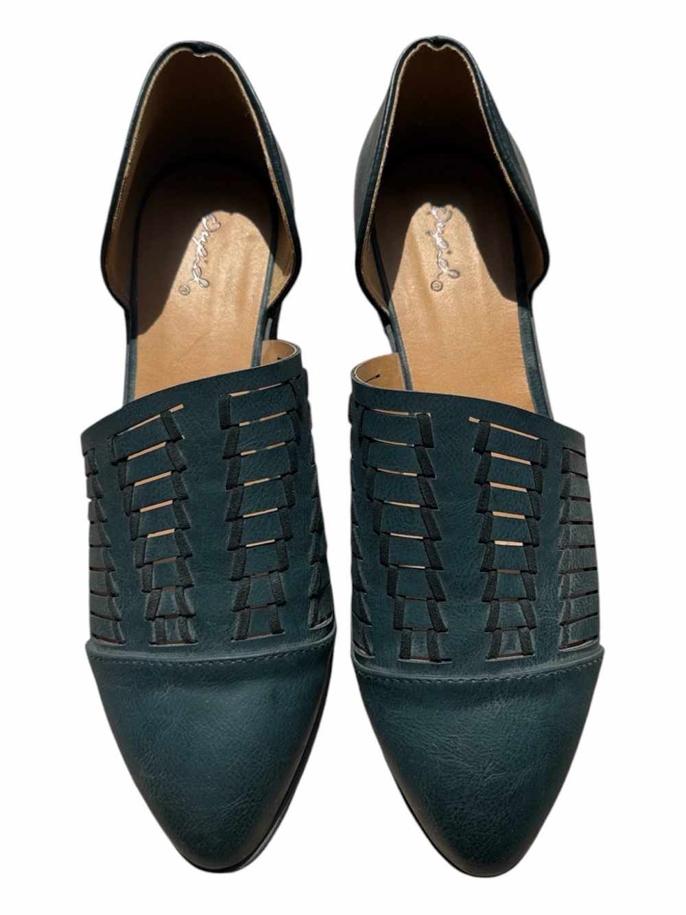 NEW! Navy Blue Qupid Flats 10M